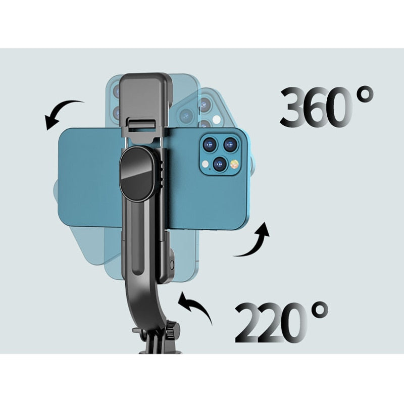 Tripé dobrável via bluetooth