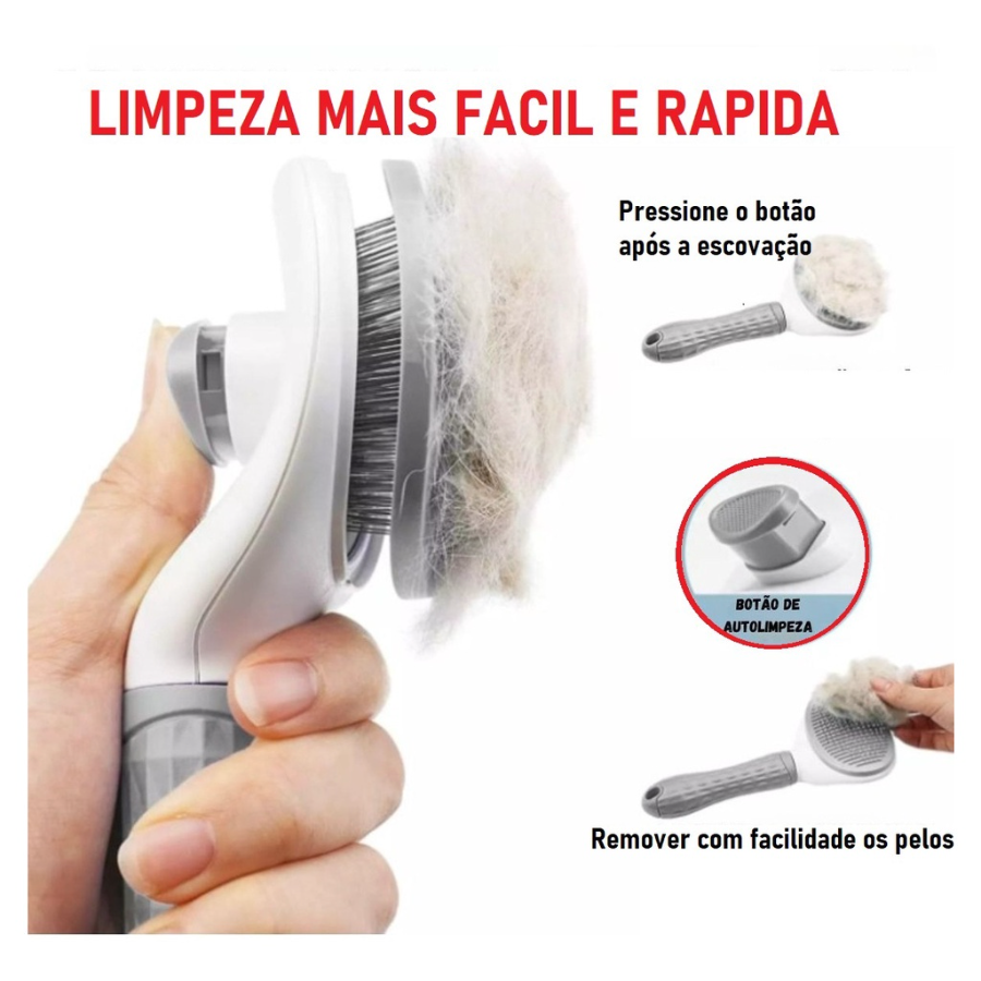 Escova para remoção de pelos de Pet